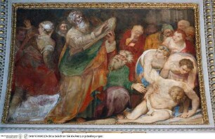 Ausstattung der Cappella Frangipane: Zyklus zum Leben des heiligen Paulus, Propheten und weitere Szenen, Auferweckung des Eutychus