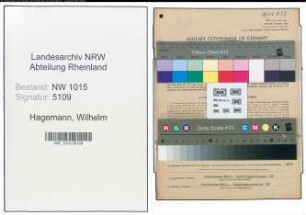 Entnazifizierung Wilhelm Hagemann , geb. 23.08.1895 (Gastwirt)