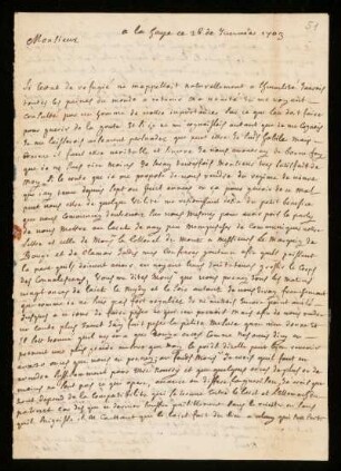 Brief von Unbekannt an Johann Dolaeus
