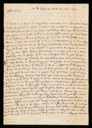 Brief von Unbekannt an Johann Dolaeus