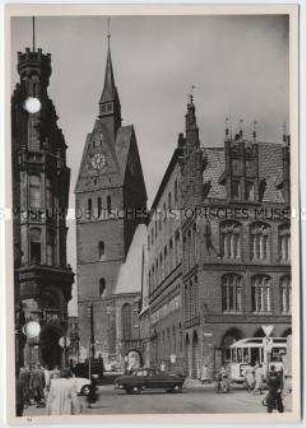 Hannover, Altes Rathaus und Marktkirche St. Georgii et Jacobi