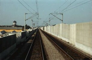Lampertheim; Mannheim: Riedbahn Neubaustrecke zwischen Lampertheim und Mannheim Hauptbahnhof