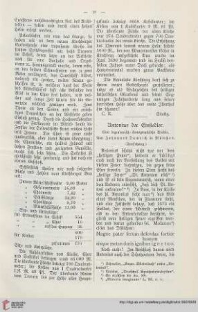 20: Antonius der Einsiedler, [4] : eine legendarisch-ikonographische Studie