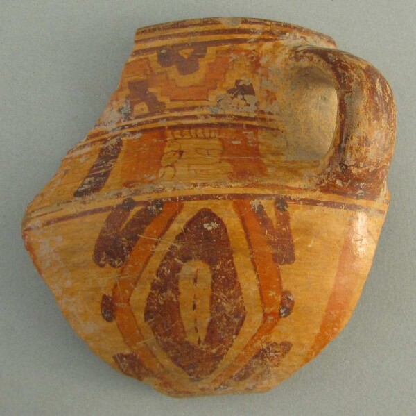 Fragment of a clay vessel