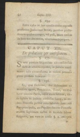 Caput XII. De probatione per confessionem