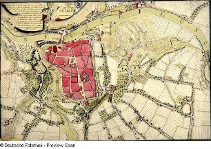 Plan von der Stadt Goerlitz