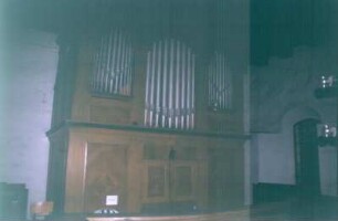 Orgel von Gottfried Zabel (1821). Arneburg, Stadtkirche St. Georg