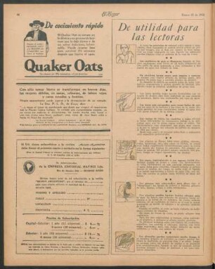De utilidad para las lectoras