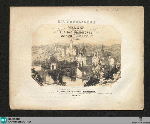 Die Egerländer : Walzer im Ländlerstyle für das Pianoforte; op. 165