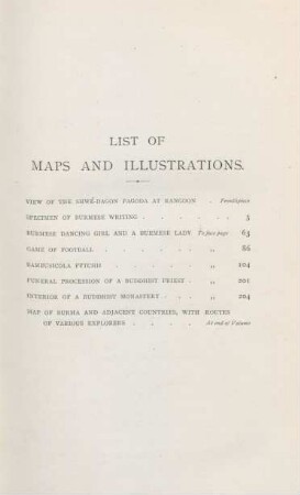 List of maps and illustrations