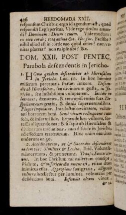 426-435, Hebdomada XXII. Post Pentecosten.