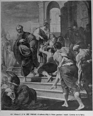 Der heilige Petrus heilt Kranke
