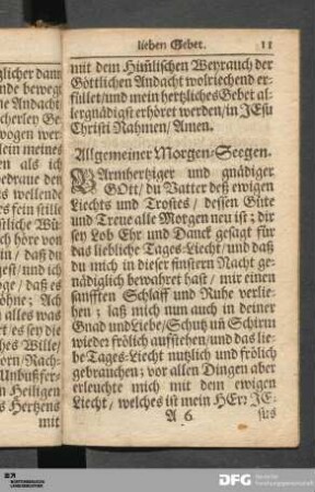 Morgen- und Abendgebet