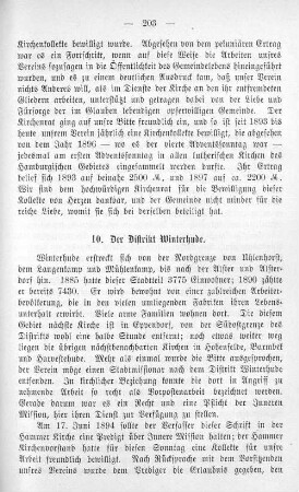 10. Der Distrikt Winterhude.