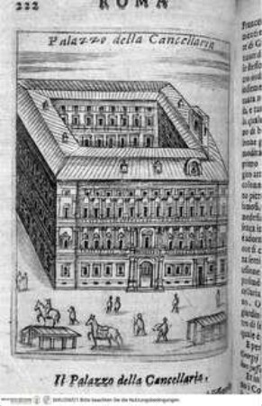 Ritratto di Roma moderna., Seite 222: Palazzo della Cancelleria