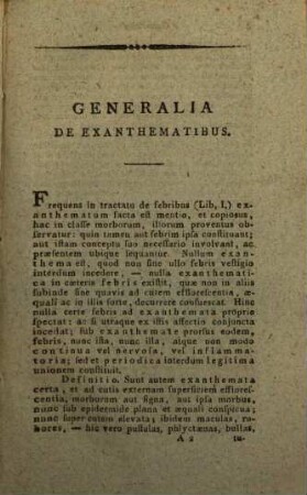 De curandis hominum morbis epitome : juxta ejus praelectiones in clinico Vindobonensi habitas a nonnullis suorum auditorum edita. 3, De exanthematibus