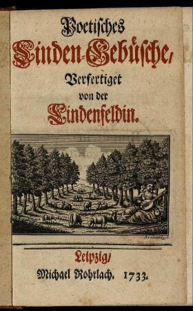 Poetisches Linden-Gebüsche