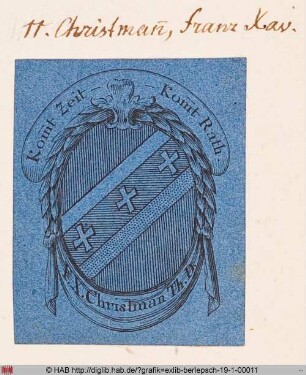 Wappen des Franz Xaver Christmann