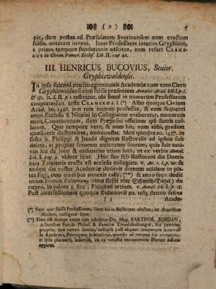 Programma, quo Augustinus Balthasar, ... ad Joachimi Gotthilff Sparmanni ... in recensendis vitis jureconsultorum Gryphiswaldensium, qvi ab initio fundatae academiae floruerunt, pergit