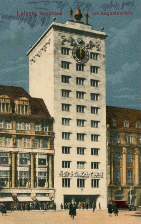 Leipzig: Hochhaus am Augustusplatz