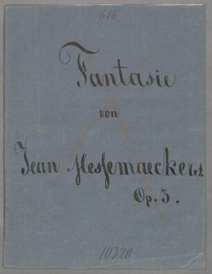 Fantasies, pf, op. 3 - BSB Mus.Schott.Ha 10956-2