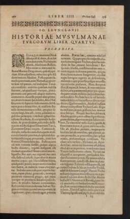 Historiae Musulmanae Turcorum Liber Quartus. Urchanius.