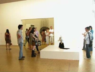 Centre Pompidou, Ausstellungsbesucher
