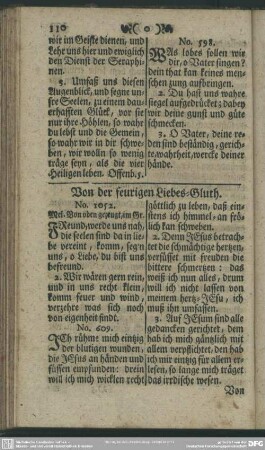 Von der feurigen Liebes-Gluth