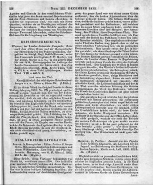 [Foscolo, U.]: Ultime Lettere di Jacopo Ortis. Mit grammatical. Erläuterungen u. einem Wörterbuche. Zum Schul- u. Privatgebrauche. Hrsg. v. G. B. Ghezzi. Leipzig: Baumgärtner 1832