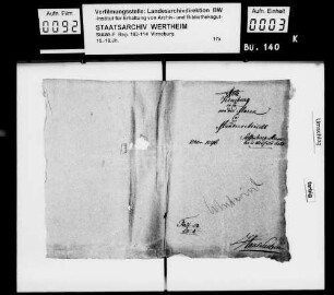 Streit zwischen der Gräfin Magdalena von Manderscheid und ihren Kindern - vor allem Graf Dietrichs II. von Manderscheid-Kail -, den Erben des Grafen Joachim von Manderscheid, und Graf Philipp von der Mark wegen Manderscheid, Kronenburg, Neuerburg, Steffeln, Schleiden, Thommen, Amel, Kerpen, Kasselburg und Saffenburg.