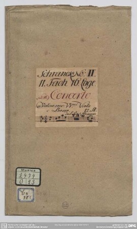 Concertos - Mus.2474-O-23 : vl, orch - A; GraunWV Cv:XIII:149