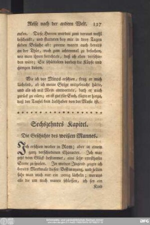 Sechszehntes Kapitel. Die Geschichte des weißen Mannes.