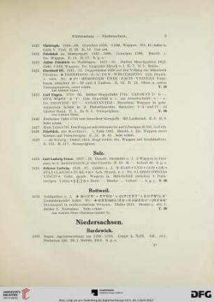 Niedersachsen (Nr. 2433-2719)
