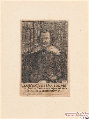 Dr. Michael Manner, Konrektor des Gymnasiums in Nürnberg
