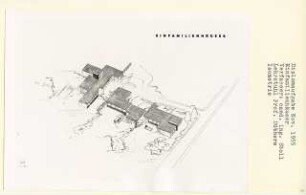 Haus für einen Architekten (Diplomarbeit bei Kurt Dübbers): Isometrie