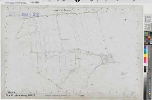 Darup (Nottuln), Vereinfachte Flurbereinigung Hastehausen, Bl.4 Zuteilungskarte Darup Flur 22