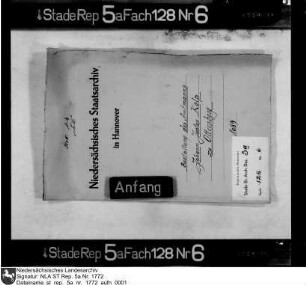 Bestallung des Johann Justus Kelp zum Amtmann in Ottersberg
