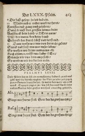 Psalmus LXXXI. - Psalmus LXXXV.