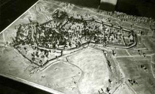 Kaiserslautern: Gesamtansicht des Modells der Stadt um 1600