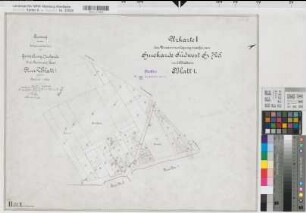Huckarde (Dortmund), Zusammenlegung Huckarde Südwest, Bl.1 Urkarte I Flur 2 Bl.1
