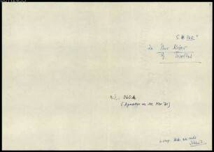 Nachlass von Max Scheler (1874-1928) – BSB Ana 315, B.1.260.a. Max Scheler (1874-1928) Nachlass: Sammelheft zu: Religion und soziale Struktur. Max Weber, Troeltsch, Vergottung im Anschluss an Harnack - BSB Ana 315.B.I.260.a