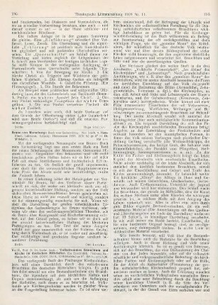 195 [Rezension] Bruno Merseburgensis, Brunos Buch vom Sachsenkrieg