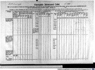 Summarische Informations-Tabell : Verfaßt den [..] 1768