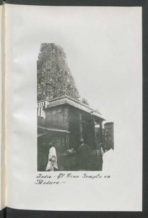 India. - El Gran Templo en Madura. - [Fotografía]