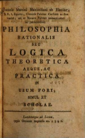 Philosophia rationalis