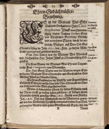 Ehren-Gedächtnüsses-Begehung.