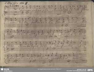 Recitativo: Giovane valoroso che in mezzo