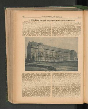 La Bibliothèque allemande comme archive de la littérature allemande.