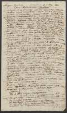 Brief von Johann Jacob Kohlhaas an Michael Tertina