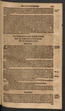 Die Zweyhundert ein und achtzigste - Zweyhundert fünf und achtzigste Predigt.